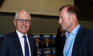 Prime Minister Malcolm Turnbull and former prime minister Tony Abbott
