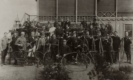 Members of a white leisure cycling group, Johannesburg Amateur Bicycling Club, 1890s.