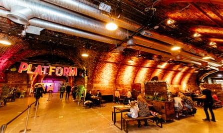 Platform food and drink venue in Glasgow, UK.