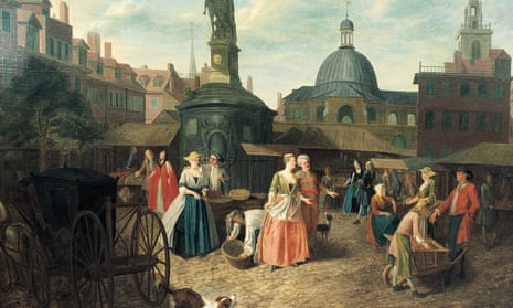 The Old Stocks Market, Joseph van Aken (c.1699–1749), Bank of England