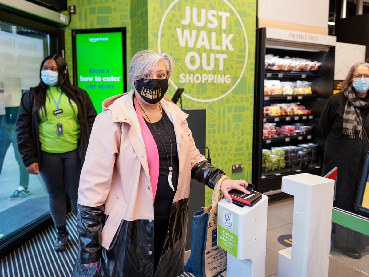 Amazon Fresh Opens First Till Less Grocery Store In Uk Supermarkets The Guardian Amazon Fresh Opens First Till Less Grocery Store In Uk Supermarkets The Guardian