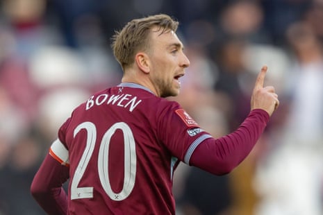 Jarrod Bowen has scored eight Premier League goals for West Ham this season and is hoping to chip in with at least one more against Wolves at the London Stadium tonight.