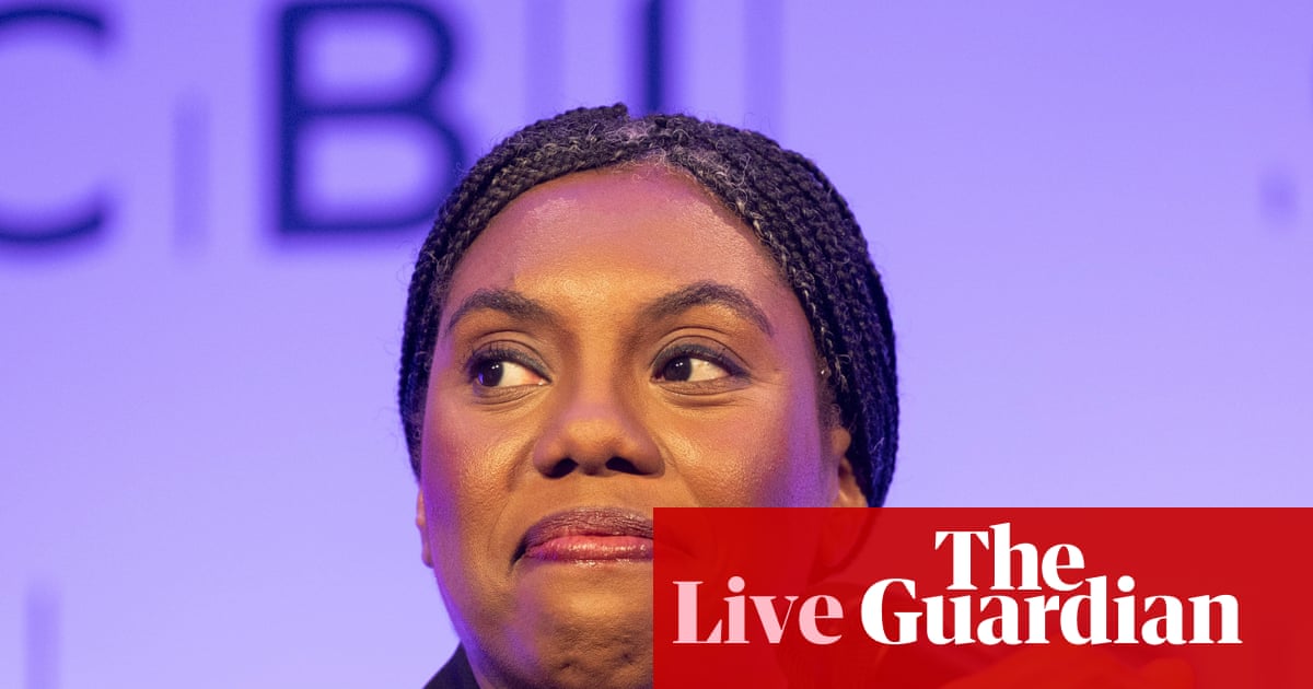 Badenoch says growth being held up because ‘the state is too big’ and claims she is getting better at being Tory leader – UK politics live