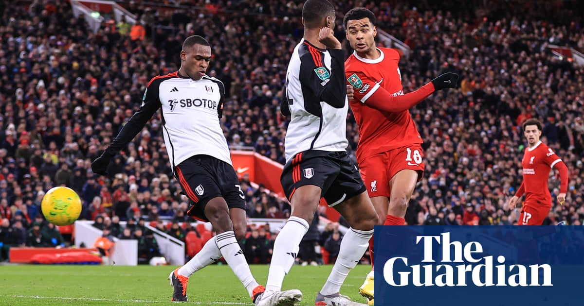 Andy Hunter в Anfield AHunterGuardian сряда 10 януари 2024 г 17 00