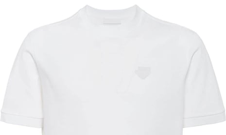 Prada’s white T-shirt