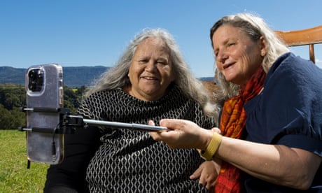 Aunty Munya Andrews and Carla Rogers
