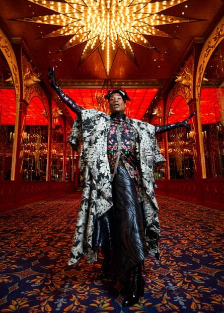 Billy Porter photographed by Heather Favell in the Russian tea Rooms Manhattan. Styled by Jo Jones, for The Fashion, September 2019 shot 1 0111RETOUCHED