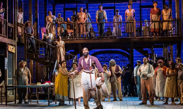 Eric Greene as Porgy in the ENO production of Porgy and Bess.
