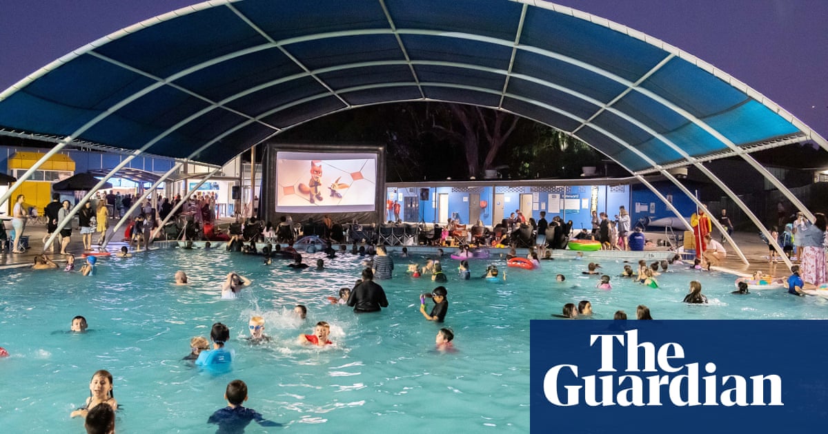 At the dive-in: Australia's summer tradition of swimming pool film screenings