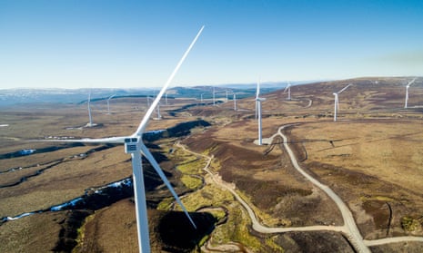 Windfarm in Inverness, Scotland