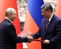 Vladimir Putin and Xi Jinping in May 2026.