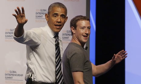 President Barack Obama and Facebook founder Mark Zuckerberg