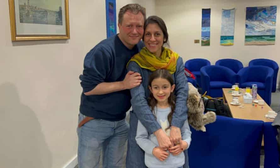 Richard Ratcliffe’s long years of waiting for sunlight – and Nazanin | Nazanin Zaghari-Ratcliffe 1 The Zaghari-Ratcliffe family, finally reunited last week
