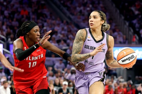 Golden State’s Gabby Williams scored a game-high 26 points in Game 1 of the WNBA finals.