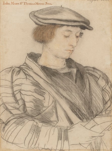 Bookish … John More, Thomas More’s son, by Hans Holbein.