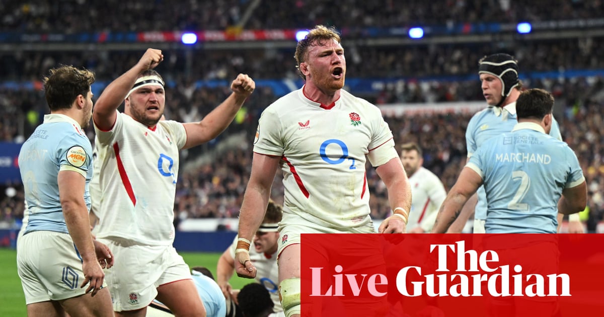 France v England: Six Nations 2026 rugby union – live