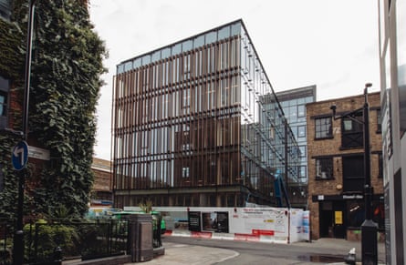 ‘The idea of “green concrete” is ridiculous’ … street view of the Shoreditch office.