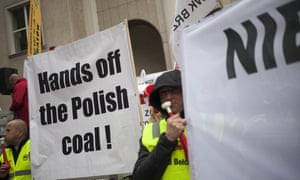 Miners protest