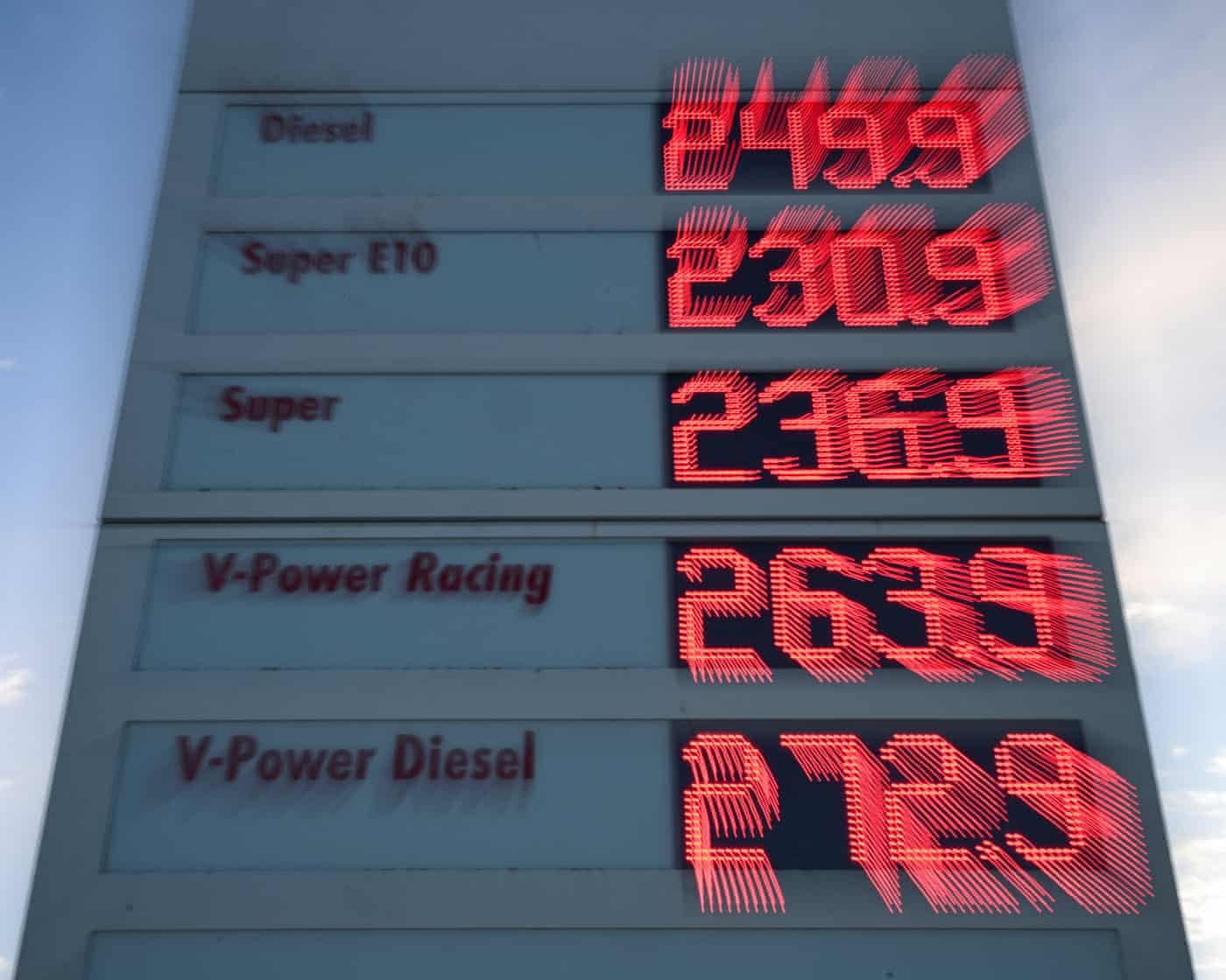 German chancellor announces fuel tax cut
