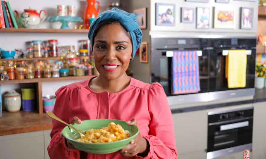Bright colours, fast flavours ... Nadiya Hussain.