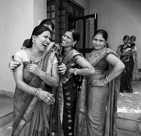 Women enjoying their time together at a Hindu festival, Hartalika Teej