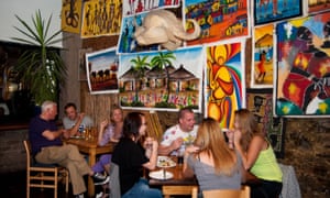 Diners on Long Street, Cape Town