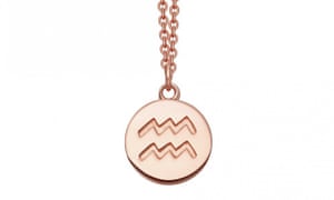 Aquarius Zodiac Biography Pendant