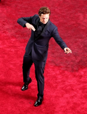 Gerard Butler arrives for the 92nd annual Academy Awards ceremony