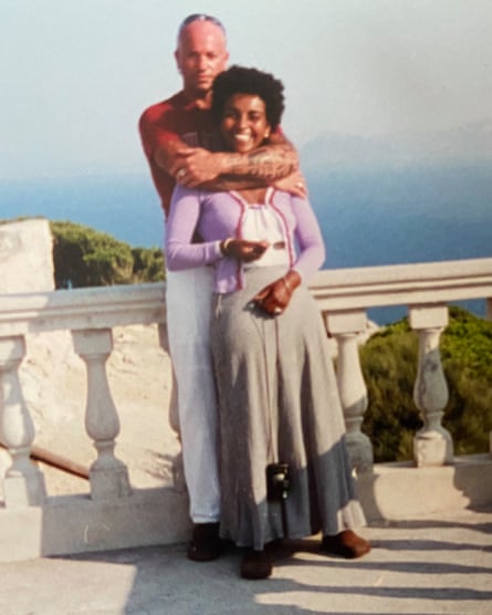 Le couple à Majorque, en 2000.