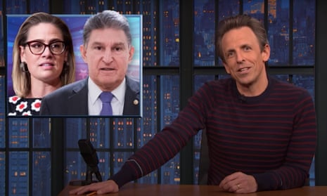 Seth Meyers: ‘Republicans are the ones waging war on democracy. You can’t compromise with the side that’s doing the damage. When you’re putting out a fire, you don’t call the fire department and the arsonist and see what they can work out together.’