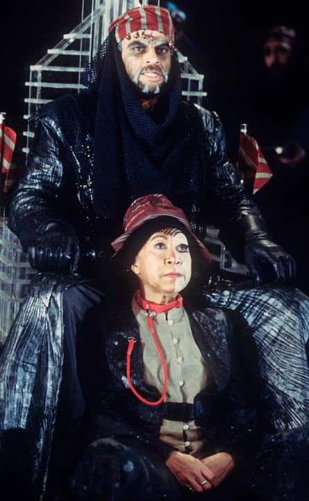 Ben Thomas and Mona Hammond in King Lear, 1994.