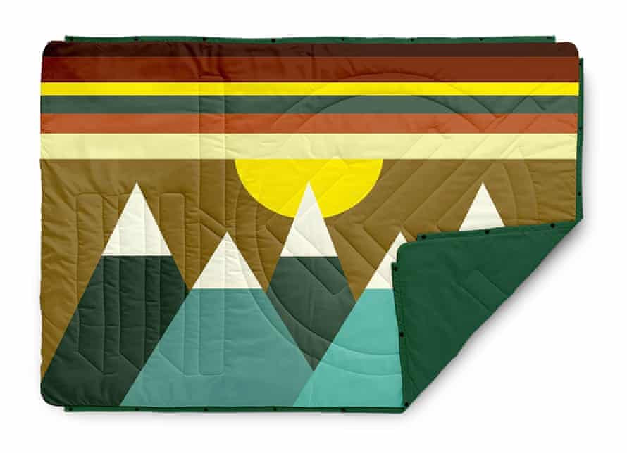Recycled camping blanket