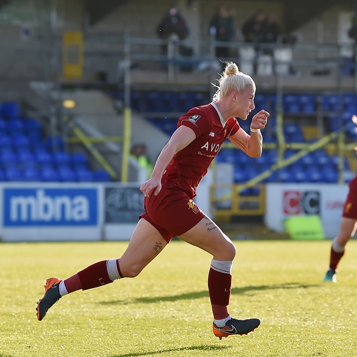 Beth England Earns Liverpool Win To Damage Manchester City S Title Hopes Women S Super League The Guardian