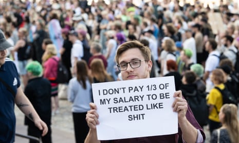 We are ashamed': protesters gather in Helsinki over ministers' far