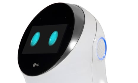 The Hub Robot, a little white machine that has two glowing blue ‘eyes’ on the front, will go on sale in 2017.