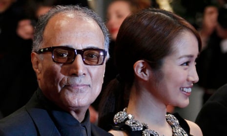 Abbas Kiarostami with actor Rin Takanashi at Cannes in 2012