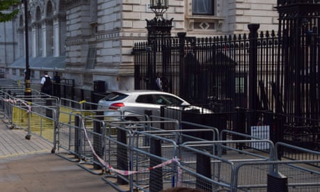 Man held after Downing Street car crash charged with making indecent images of children