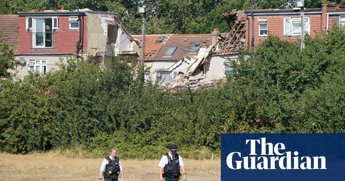 Terrace house collapses in Croydon after explosion