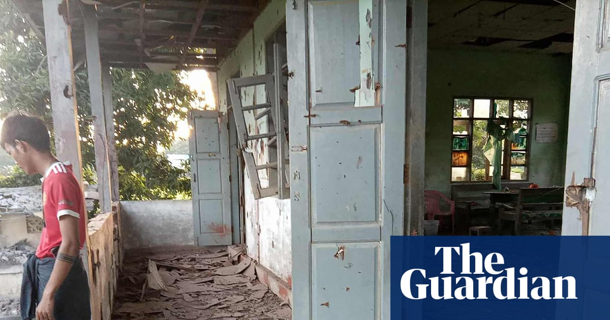 Paraglider bomb attack by Myanmar military kills at least 20 at protest