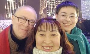 Wayne Duplessis, Emily Tjandra and their son Wyatt, 15.