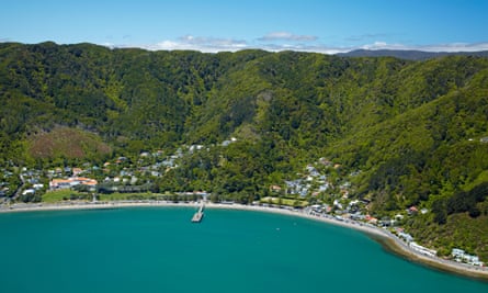 Days Bay, Eastbourne and Wellington Harbour, New Zealand.