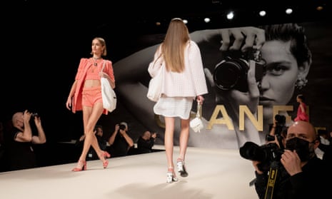 Chanel spring/summer 2022 catwalk show, Paris Fashion Week, 5 October 2021.