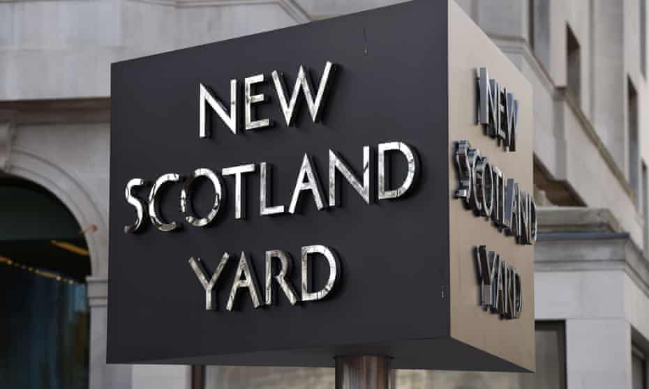 The sign at New Scotland Yard.