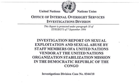 UN report cover
