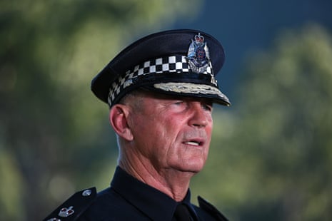 Victoria police chief commissioner Mike Bush at a press conference at the scene where Dezi Freeman was shot dead in Thologolong, Victoria