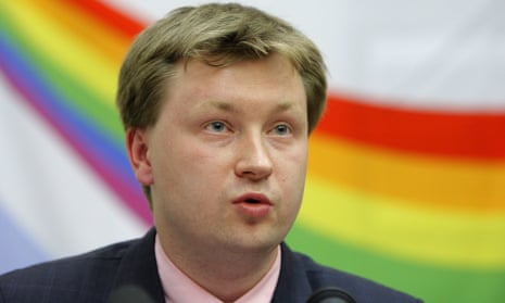 Russian LGBT rights activist Nikolai Alexeyev.
