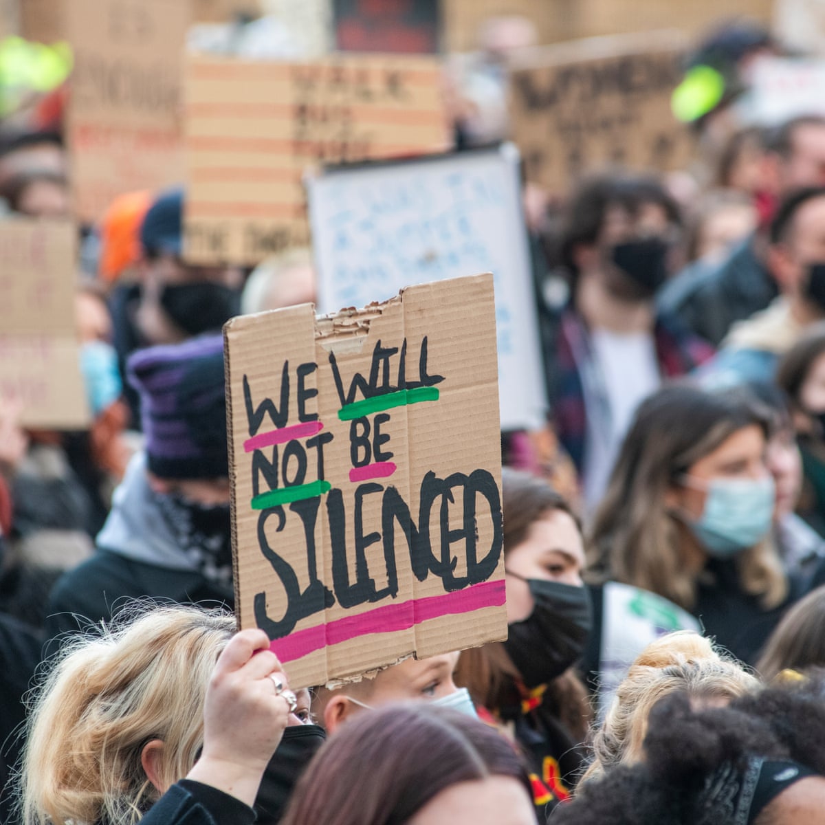 Women Will Not Be Silenced On Gender Violence Protest The Guardian Women Will Not Be Silenced On Gender Violence Protest The Guardian