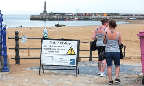 Leaks from treatment plants closed beaches in Thanet, Kent for several days in June.