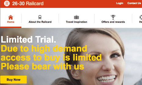 The railcard must be bought online and downloaded to a smartphone.