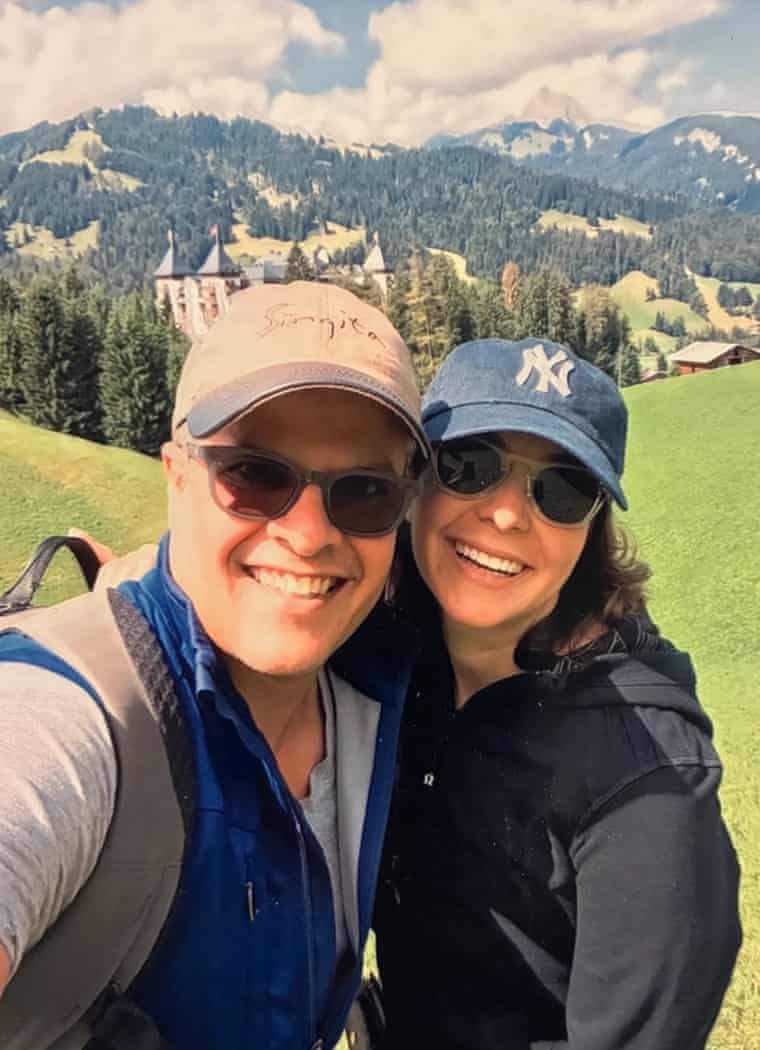 Mira Lozi with her husband, Rami Naimi